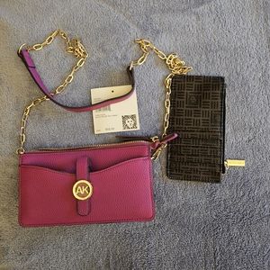 Anne Klein crossbody wallet